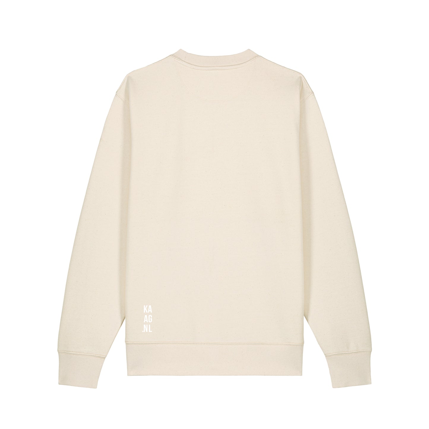 Unisex Crewneck Natural Raw with Embroidery Logo