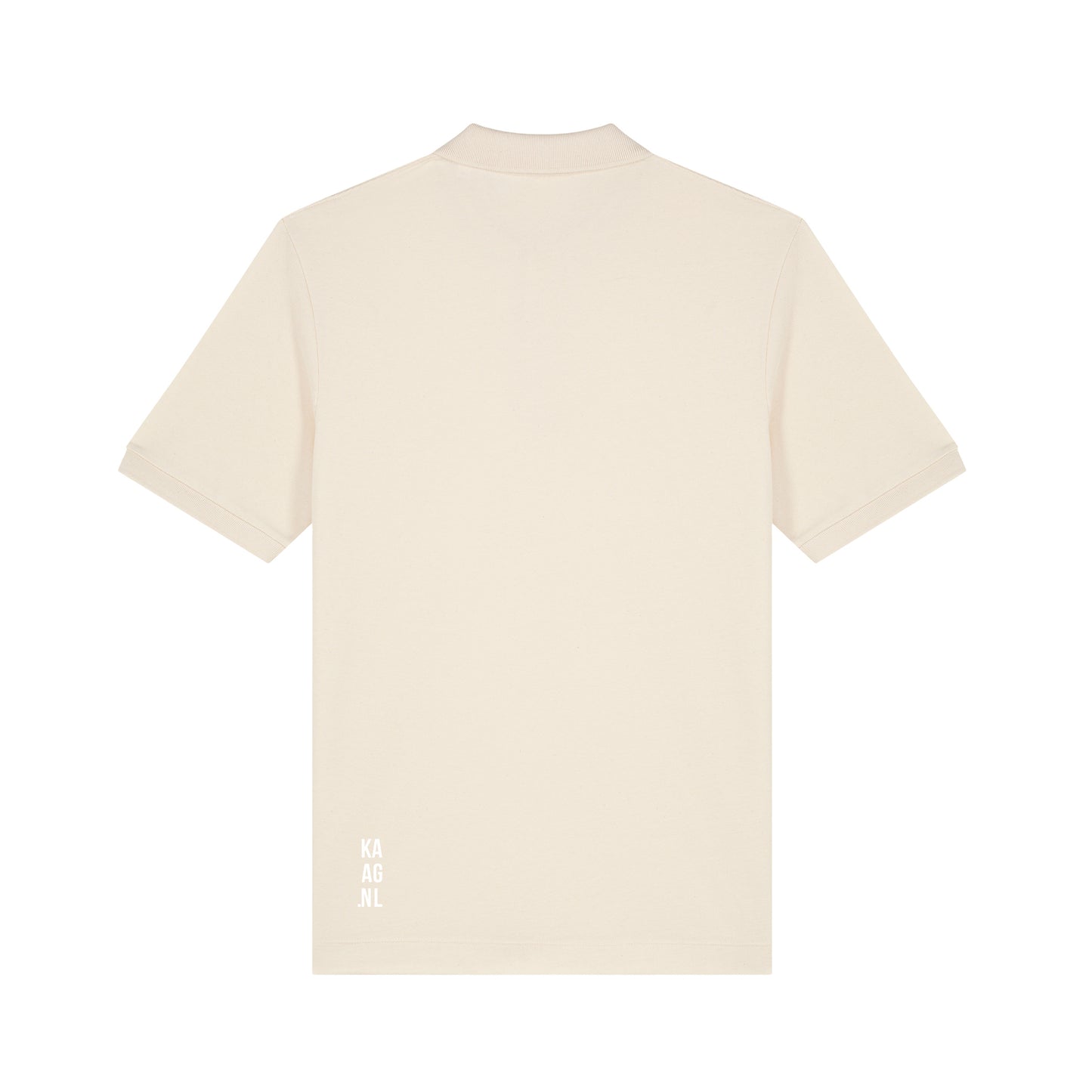 Unisex Polo shirt Natural Raw with Embroidery Logo
