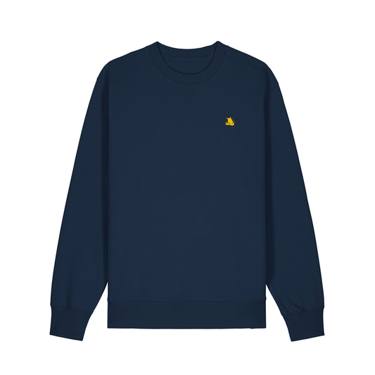 Unisex Crewneck Navy with Embroidery Logo