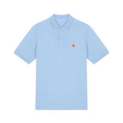 Unisex Polo shirt Blue with Embroidery Logo