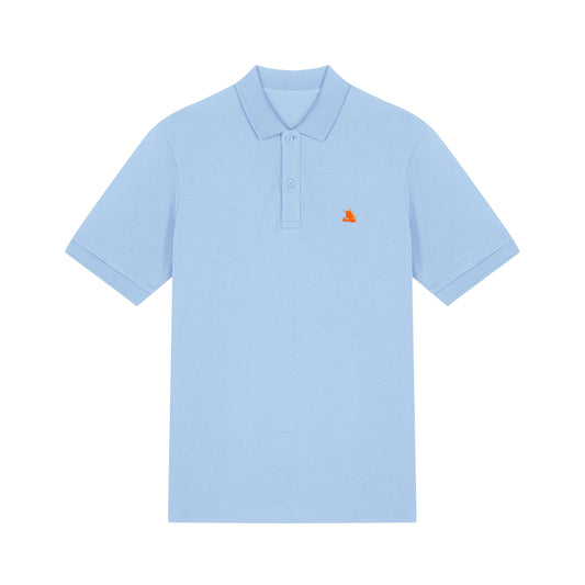 Unisex Polo shirt Blue with Embroidery Logo